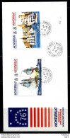 E00803)Montserrat FDC 359/362 Schiffe - Montserrat
