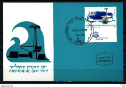 X2412)Israel Maxi-Karte 792 Gedenktag - Autres & Non Classés