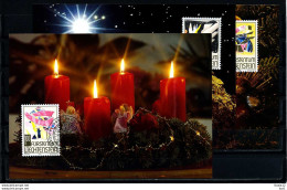 X2145)Maximumkarte Liechtenstein 1096/1098 Weihnachten - Maximumkarten (MC)