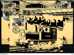 X1934)Maximumkarte GB-Jersey 355/9 Eisenbahn - Jersey