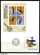 E06620)Norwegen FDC Block 2 Flugzeuge - FDC