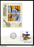 E06621)Norwegen FDC Block 2 Flugzeuge - FDC
