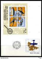 E06609)Norwegen FDC Block 2 Flugzeuge - FDC