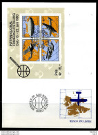 E06607)Norwegen FDC Block 2 Flugzeuge - FDC