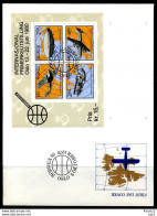 E06613)Norwegen FDC Block 2 Flugzeuge - FDC