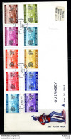 F1037)Guernsey FDC P 18/27 - Guernesey
