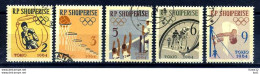 E05391)Olympia 64, Albanien 747/51 A Gest. - Summer 1964: Tokyo
