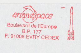 Meter Top Cut France 1996 Arianespace - Rocket - Astronomie