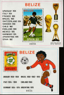 BELIZE - 2 BLOCS N°33/4 ** (1981) Football "Espana'82" - Belize (1973-...)