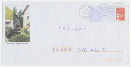 Postal Stationery / PAP France 2002 Watermill - Moulins