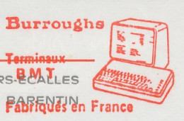 Meter Cut France 1983 Computer - Burroughs - Informatique