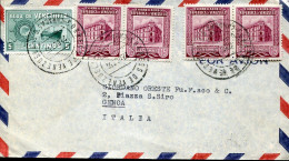 X6712 Venezuela, Cover Circuled 1956 With 4x Stamps 15c. Palacio Comunicaciones Caracas - Venezuela