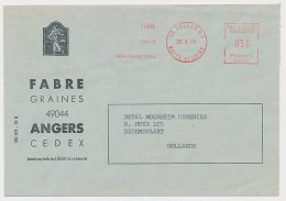 Illustrated Meter Cover France 1974 Seeds - Sower - Agriculture