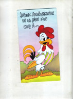Carte Anniversaire Deplié En Volume Theme Coq - Geburtstag