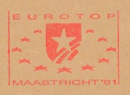 Meter Cover Netherlands 1991 Eurotop Maastricht 1991 - Institutions Européennes