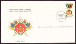 Turquie, FDC, Enveloppe Du 28 Juillet 1984 à Ankara " Jeux Olympiques De Los Angeles - 1934-39 Sandjak D'Alexandrette & Hatay