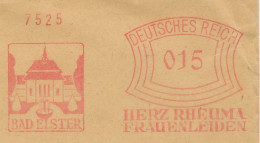Meter Cover Germany 1930 Mineral Bath - Heart - Rheumatism - Women Suffer - Non Classés