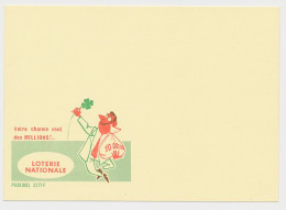 Essay / Proof Publibel Card Belgium 1966 Lottery - Four-leaf Clover - Non Classés