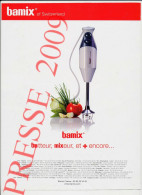 Publicité Bamix Of Switzerland France Batteur Mixeur Ail Plante Légume Tomate Ciboulette Oignon ? Cassegrain Ratatouille - Sin Clasificación