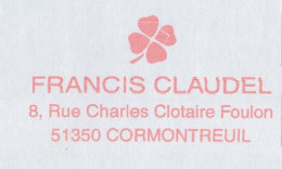 Meter Cover France 2003 Four Leaf Clover - Luck - Arbres