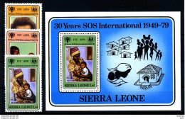 E11233)Jahr Des Kindes, Sierra Leone 578/60** + Bl 1** - Autres & Non Classés