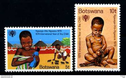 E11135)Jahr Des Kindes, Botswana 237/8** - Autres & Non Classés