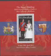 Gibraltar 2011 Royal Wedding Mariage Princier MNH - Gibraltar