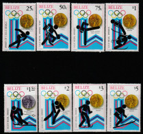 BELIZE - N°487/94  ** (1980) Vainqueurs Aux Jeux Olympiques D'hiver à Lake Placid - Belize (1973-...)
