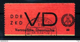 Z33094)DDR ZKD VD 1 Gest. - Sonstige & Ohne Zuordnung