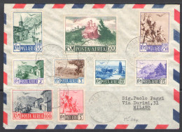 1951 San Marino, Posta Aerea N. 83/91, FDC - Usato - Europe