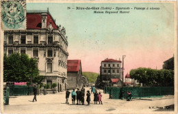 CPA RIVE-de-GIER-Egarande-Passage A Niveau Maison Reynaud Marrel (263477) - Rive De Gier
