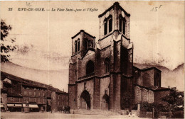 CPA Rive De Gier- La Place St Jean Et Eglise FRANCE (907187) - Rive De Gier