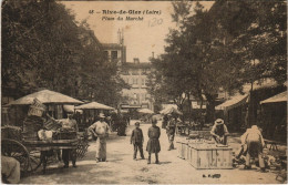 CPA RIVE-de-GIER Place Du Marché MARKET (664372) - Rive De Gier