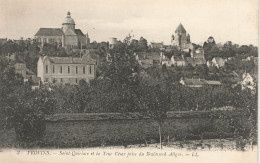 PROVINS : SAINT QUIRIACE ET LA TOUR CESAR PRISE DU BOULEVARD ALIGRE - Provins