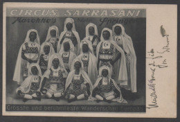 CIRQUE SARRASANI / 1910 CPA VOYAGEE - Cirque