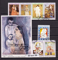 1981 S Tome E Principe  Picasso  7v.+S/S-used (O) - Sao Tome Et Principe