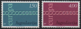 Yougoslavie   Europa 1971-72 XX - Neufs