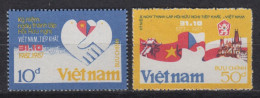 Vietnam MiNr. 1844-1845 PolitikZusammenarbeit Mit CSSR Ungebraucht (*) 1987 - Viêt-Nam
