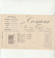 49-Crémieux....Tailleur........Saumur...(Maine-et-Loire)..1910 - Textile & Clothing