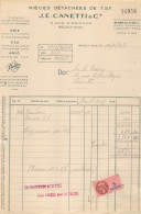 Neuilly - Rue D'Orléans - Pièces Détachées T.S.F. - J.E. Canetti & Cie - 1900 – 1949