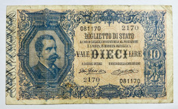 10 LIRE VITTORIO EM. III° 11 10 1915 RARA Bb Naturale  LOTTO 4275 - Italia – 10 Lire