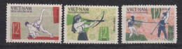 Vietnam MiNr. 438-440 Nationale Sportspiele Sport Ungebraucht (*) 1966 - Viêt-Nam