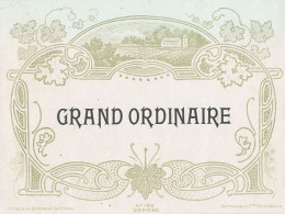 734 -   ETIQUETTE  - VIN   GRAND ORDINAIRE   N° 195 - Other & Unclassified