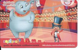 BD Cirque Circus éléphant Elephant Animal Carte Card Thailande  (D 279) - Thailand