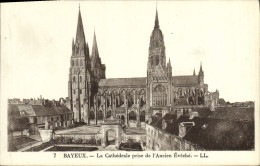 CPA Bayeux Le Cathedrale Prise De L'ancien Eveche - Bayeux