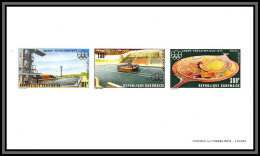 2484 Gabon Bloc BF N°24 Jeux Olympiques Montreal 1976 (olympic Games) épreuve De Luxe Collective Deluxe Proof - Gabon (1960-...)