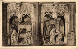 CPA Bourg Eglise De Brou Figures Du Retable De La Chapelle De La Vierge - Brou - Kirche
