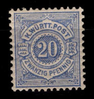 Württemberg 47 Postfrisch #OK515 - Autres & Non Classés