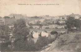 THOUARS : LE CHATEAU ET VUE GENERALE DE LA VILLE - Thouars