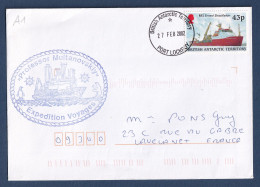 BAT - Lettre - Professor Multanovskiy - Expedition Voyages - Port Lockroy - 2002 - Lettres & Documents